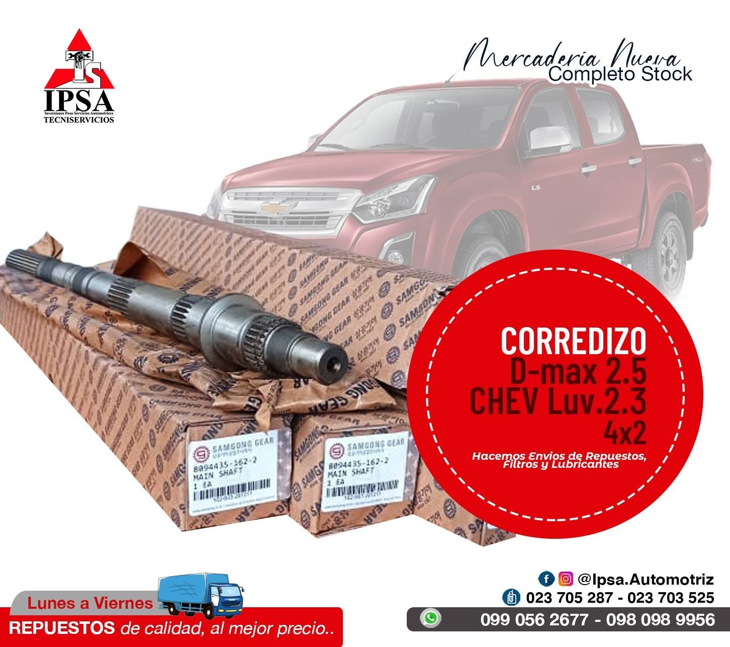 Corredizo Dmax 2.5