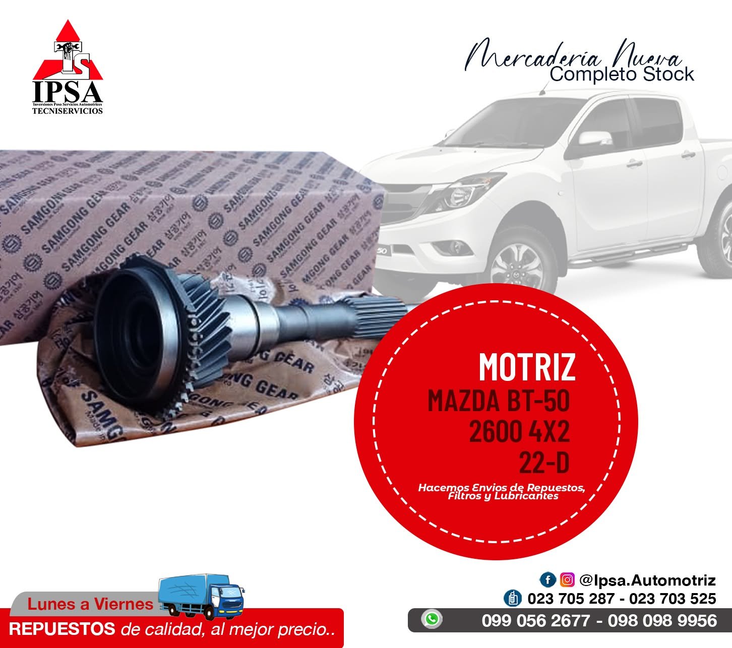Motriz Bt50