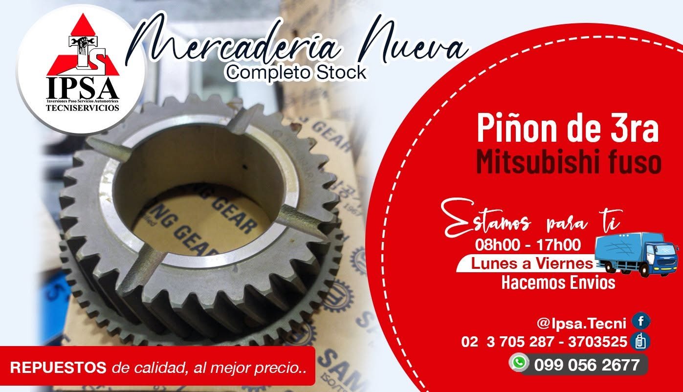 Piñon 3ra Fuso