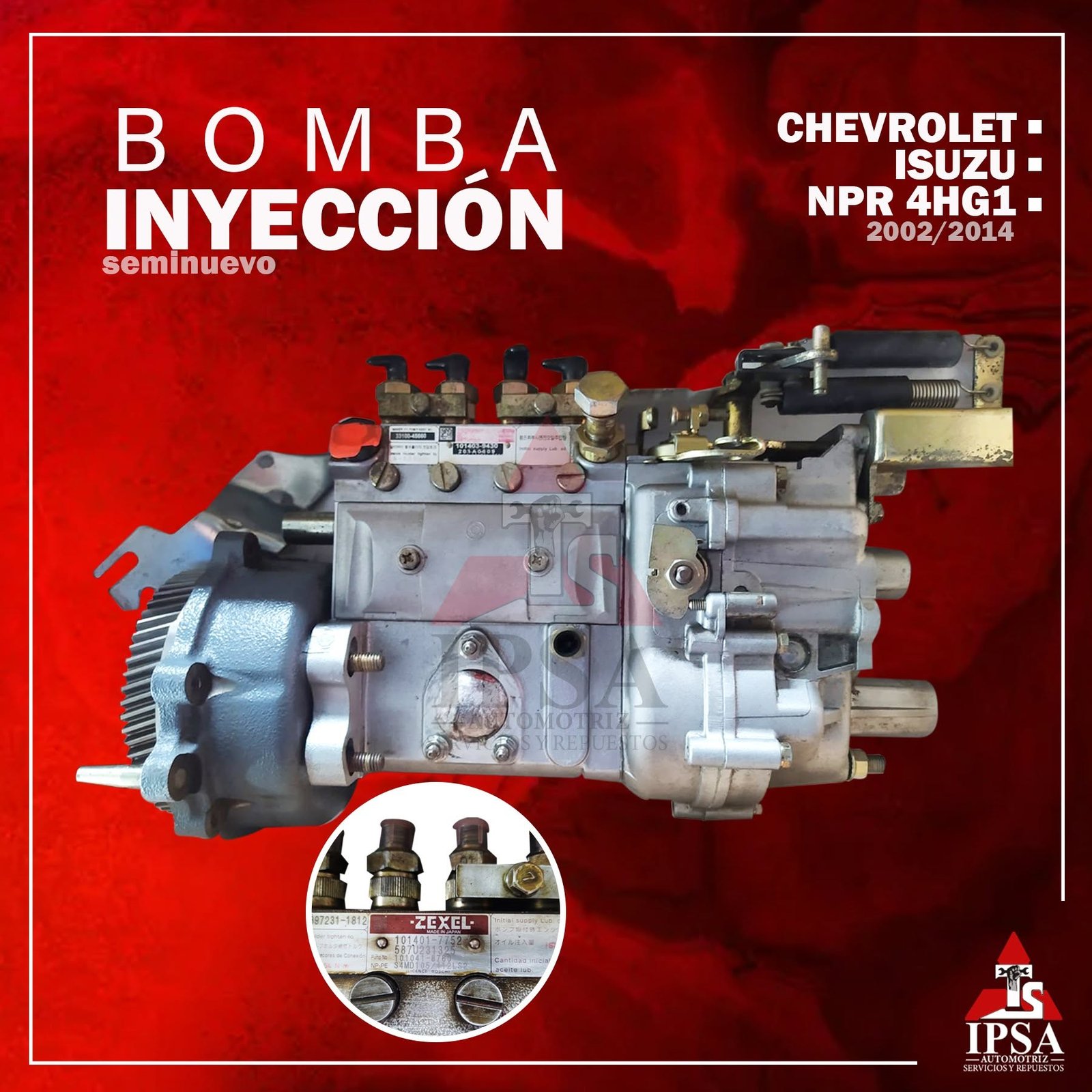 Bomba Inyeccion Npr