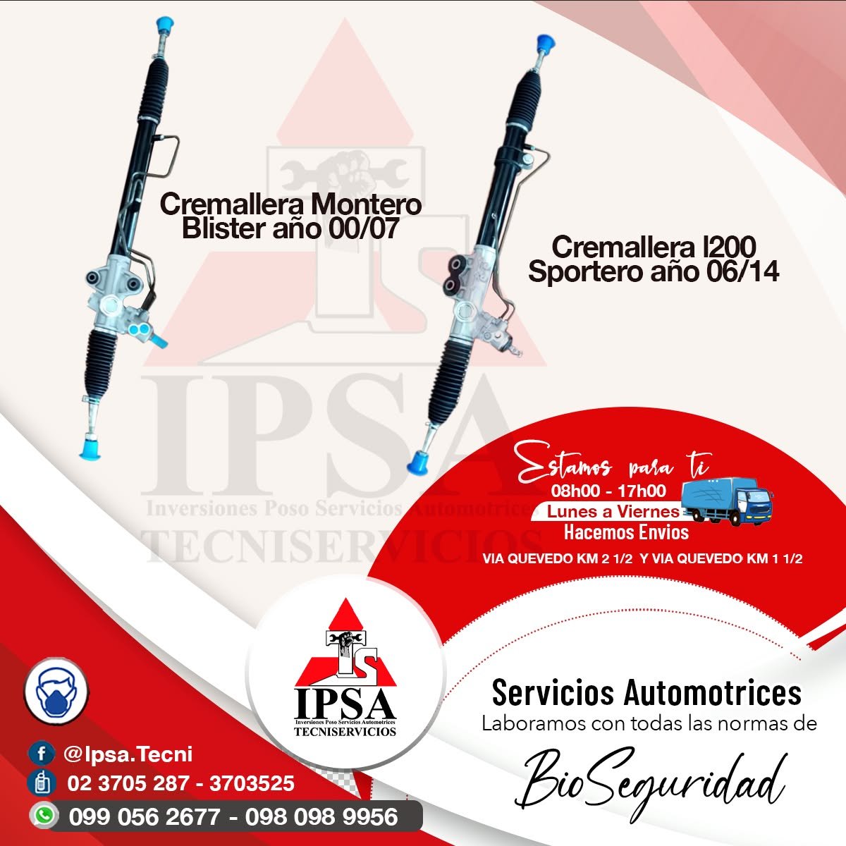 Cremalleras Mitsubishi